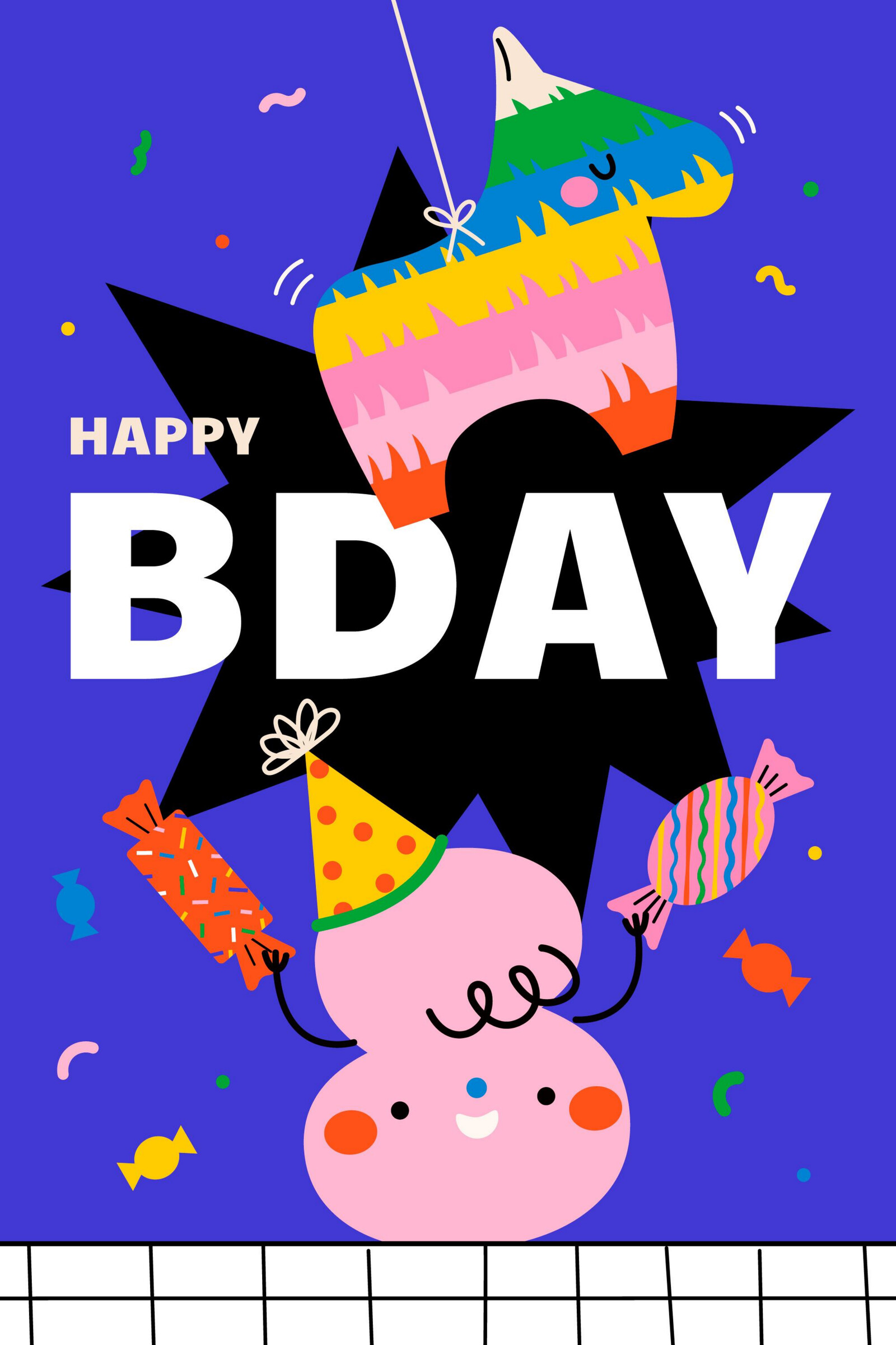 Happy Bday Piñata